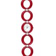 AK Anne Klein Red Enamel Bracelet Watch #10/8769RDSV