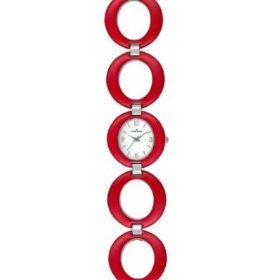 AK Anne Klein Women's Red Link-Bracelet Watch