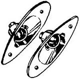 Flush Mount Side Lights (Length\: 7-7/8 Width\: 2-1/4 Depth\: 2-1/2 Fastener: #10 (4)) By Seafarer Marine Products