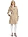 Calvin Klein Women's Trench Coat, Dark Khaki, Medium