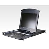 8PORT 17IN LCD Console KVM Over Ip Hideaway Net