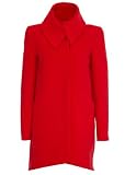 Anastasia - Manteau d'hiver en Laine et Cachmire femme Rouge