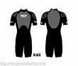 Mens CIC Shortie wetsuit Black