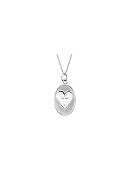 CleverEve Designer Series Sterling Silver Loss of Father Pendant w/ Gift Box & No Chain 21.00 x 15.20mm