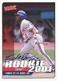 Tomas De La Rosa, Montreal Expos Autographed Card