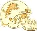 14K Gold NFL Detroit Lions Football Helmet Tie Tac