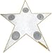 From the Hollywood Party Supply Collection. Name the Flick Hollywood Themed Party Game. Includes 16 Walk of Fame star stickers that measure 5" across. Write a different movie title on each star sticker with a marker. As each guest arrives, place a sticker on his or her back. Each player may ask "yes" or "no" questions (limit one question per guest at a time) in order to correctly guess what movie title they have.