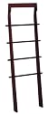Elite Home Fashions Kloss Collection Towel Ladder with 4 Rungs, Espresso
