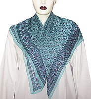 Printed Scarves Square Silk Womens Accessory 33 x 33 inches (sqsrf065)