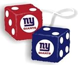 New York Giants Fuzzy Dice