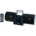 NEW JENSEN JISS-20-BK UNIVERSAL IPOD DOCKING SPEAKER STATION WITH FM SCAN RADIO BLACK AC ADAPTER
