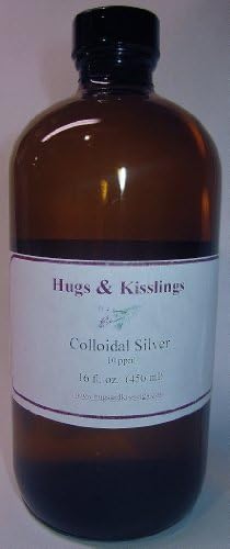 Colloidal Silver Liquid 18ppm Nano Sized Particles (0.0008 Microns) (16 Oz.)
