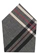 Durable Flat Weave 100% Cotton Red and Black Plaid Napkins 22x22 Inches Set of Six