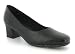 Ladies Wide Fitting Shoes Womens/Ladies Black Wide Fitting Court Shoes.(4.5Cm Heel) - Black - UK 3-8