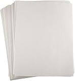 Sax Plain White Newsprint Newspaper - 8 1/2 x 11 inches - Pack of 500 - White