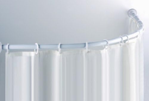 White Anti-Mildew Fabric Shower Curtain Liner
