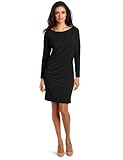 Vince Camuto Women's 3/4 Sleeve Draped Grecian Dress