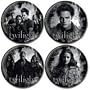 Twilight Four Pin Set of Edward, Bella, Cast and Bad Vampires by NECA