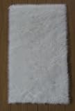 Flokati Faux Fur Rugs 5' x 7' (WHITE)