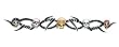 Dreadful Skulls 12" Armband / Body Accent Tempory Tattoo Kit