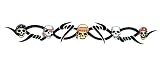 Dreadful Skulls 12 Armband / Body Accent Tempory Tattoo Kit