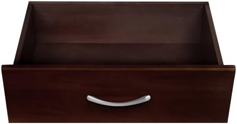 Solid Wood Closets DR8ESP High 8-Inch Drawer, Espresso