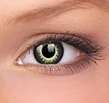 Colored Circle Crazy Lenses: Halloween Cosplay Eclipse Werewolf Cosmetic Contacts