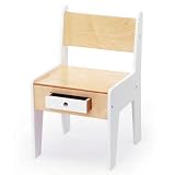 Mini-Drawer Chair - White with Storage