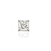 Sterling Silver 6mm Square CZ Men's Stud Earring (SINGLE)
