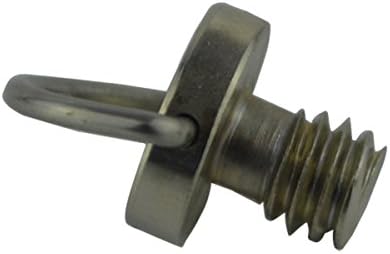 YOCI Metal Slotted Screw for Cameras ¦Õ17mm, H1=3mm Flat head with C Ring (Pack of 2)