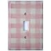 Baby : Pink Gingham Switch Plate