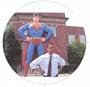 Obama and Superman Pin