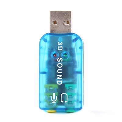 External 5.1 USB 3D Audio Sound Card Adapter for PC Desktop Notebook Laptop