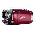 Canon FS200 Flash Memory Camcorder with 37x Optical Zoom (Sunrise Red)