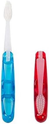 2 Pcs Travel Folding Soft Toothbrush Random Color