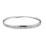Sterling Silver Love Never Fails, Love Is Patient, Love Is Kind. It Does Not Envy, It Does Not...