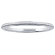 14K White Gold 1.5mm Millgrain Band Ring
