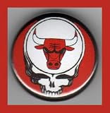Chicago Bulls Grateful Dead 1 Inch Magnet