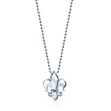 Alex Woo Little Faith Sterling Silver Fleur de