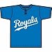Majestic MLB 2-Button Replica Jersey-Kansas City Royals