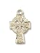 Gold Filled Celtic Cross Pendant with 18 Chain in Gift Box