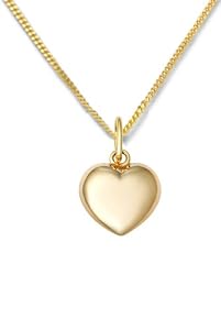 Miore Damen-Halskette Herz 375 Gelbgold 45cm MA961CHN