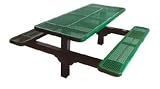 IMAGE OF Dual Pedestal Diamond Picnic Table 8 Foot