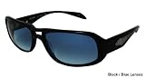 HARLEY DAVIDSON SUNGLASSES HD0386 BLU48 BLK/BLU LENSES