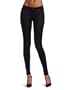 7 For All Mankind Women's Gwenevere Skinny Jean,Black,31