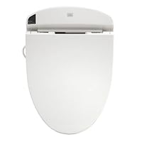 TOTO SW844-01 Washlet E200 Elongated Front Toilet Seat, Cotton White