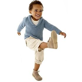 Kokobino CAS2051 Knit Your Own Pure Cashmere Wide Neck Sweater Knitting (Blueberry Crush, 12-48 Months)