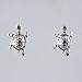 Tiny Sterling Silver Turtle Stud Earrings, #2630