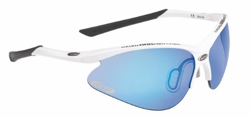 BBB Uni Sonnenbrille Attacker Team BSG-29, weiss-rauchblaue gl&auml;ser, 881152992
