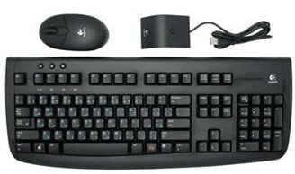 English & Portuguese (Portugal) Logitech Ex100 Wireless USB Keyboard & Mouse Combo